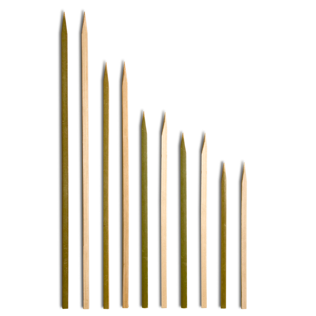 4"  Bamboo round Skewers