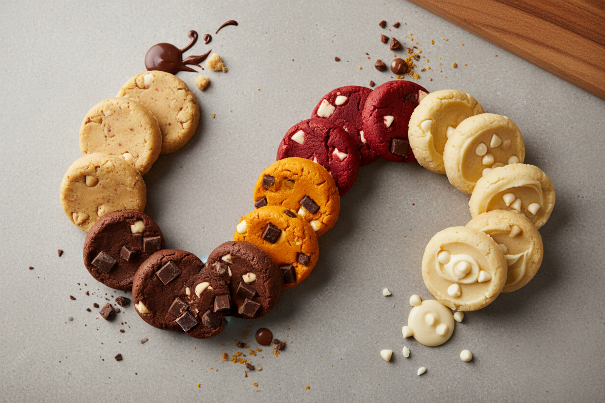 cookie dough puks 5 flavours