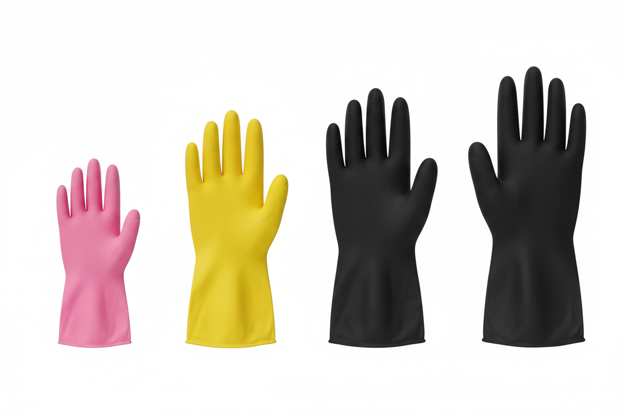 do not mix the colours on each glove