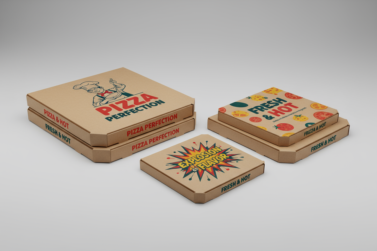 printed pizza boxes 