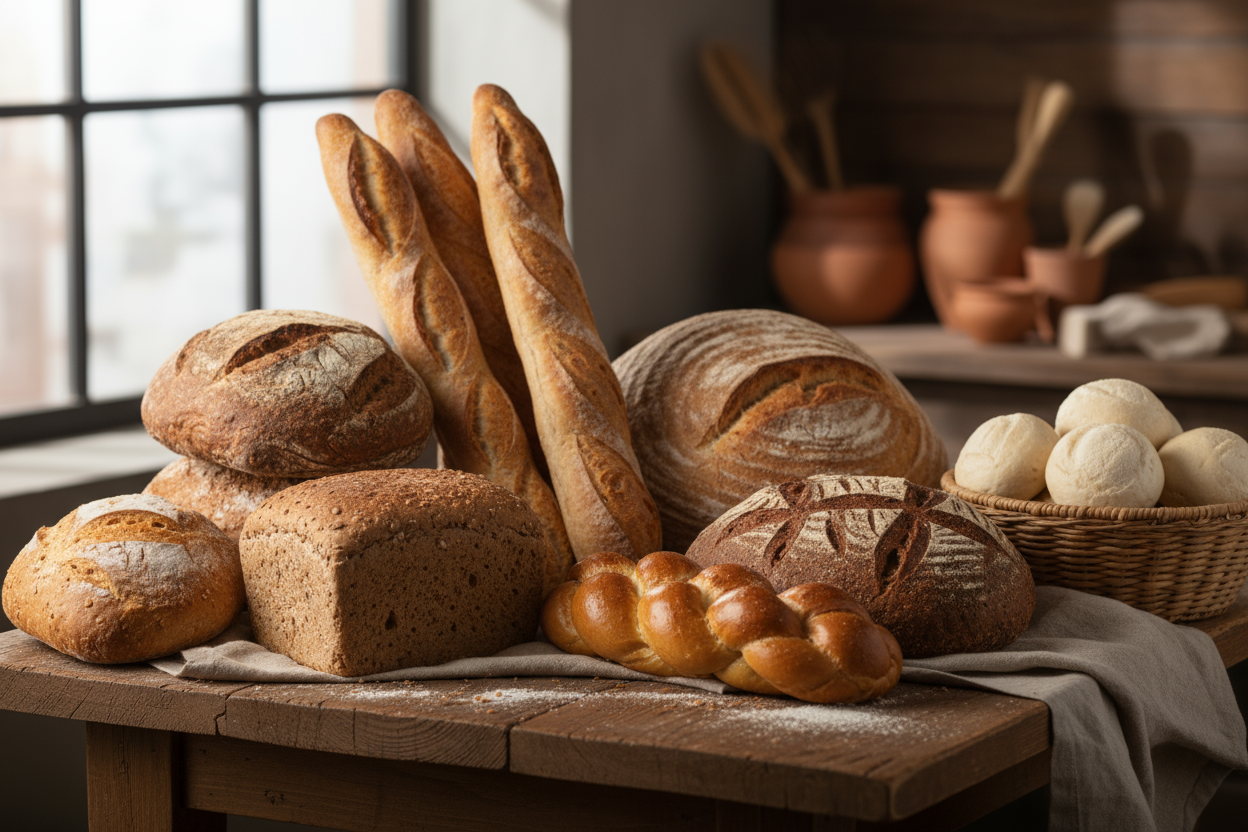 various breads 